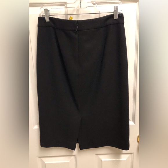 JCrew Pencil Skirt - Black Wool - Picture 2 of 2